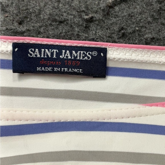 Saint James Multicolor Striped Long Sleeve Top - Picture 3 of 4